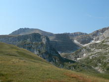 Сентябрь 2018 г., гора Оштен, Западный Кавказ, в пути от пер. Узуруб (Инструкторская щель)