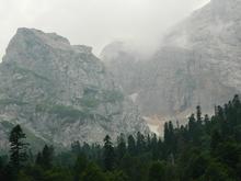 Скальный массив горы Фишт, юго-восточная стена